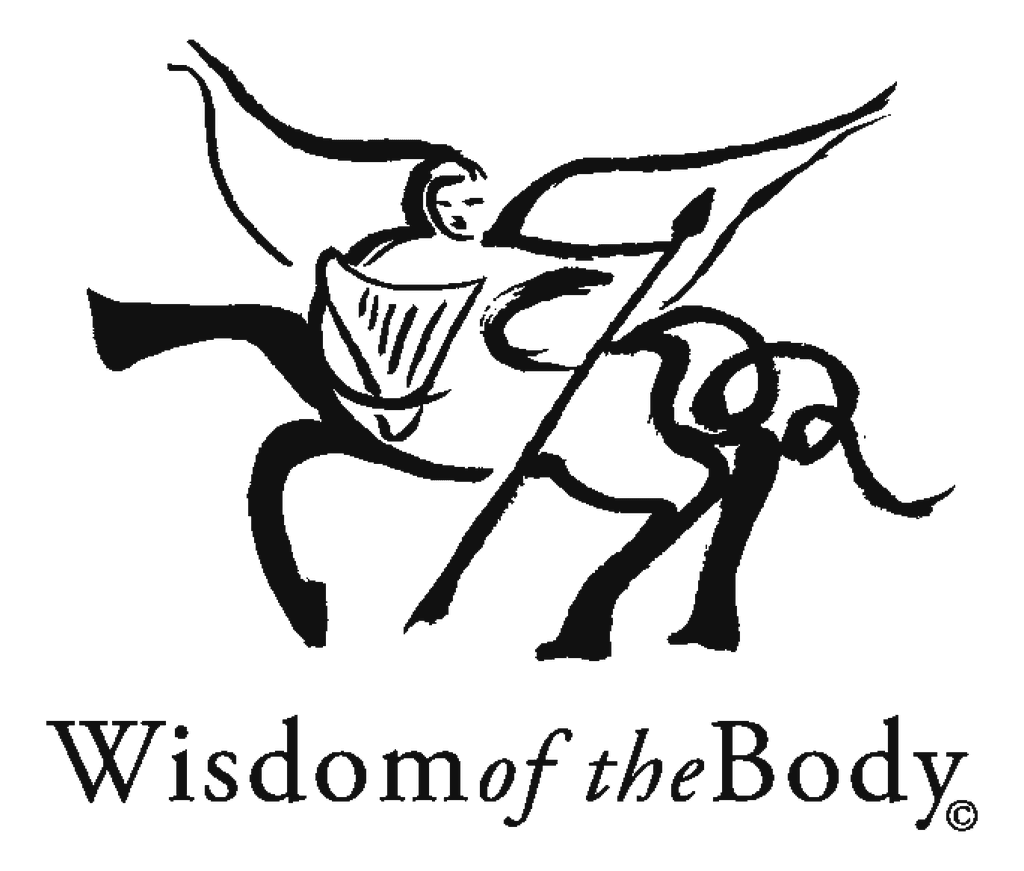 Ursprüngliches Wisdom-of-the-Body-Zentauren-Emblem, gestaltet von Victoire Slakey