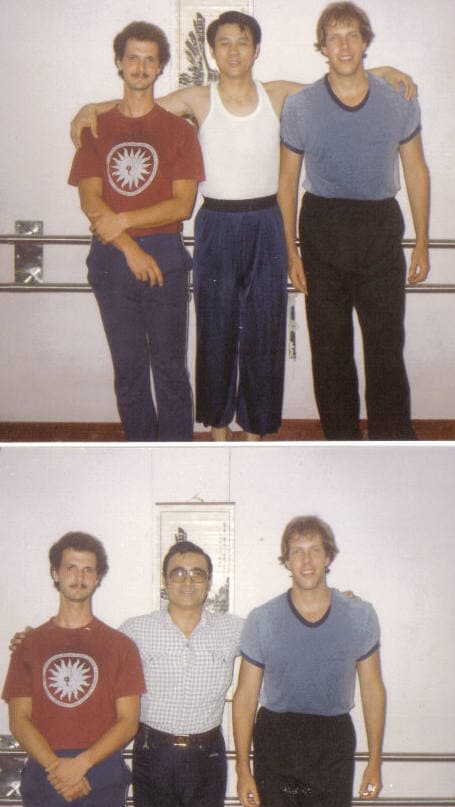 Allen Pittman with the Chen family
